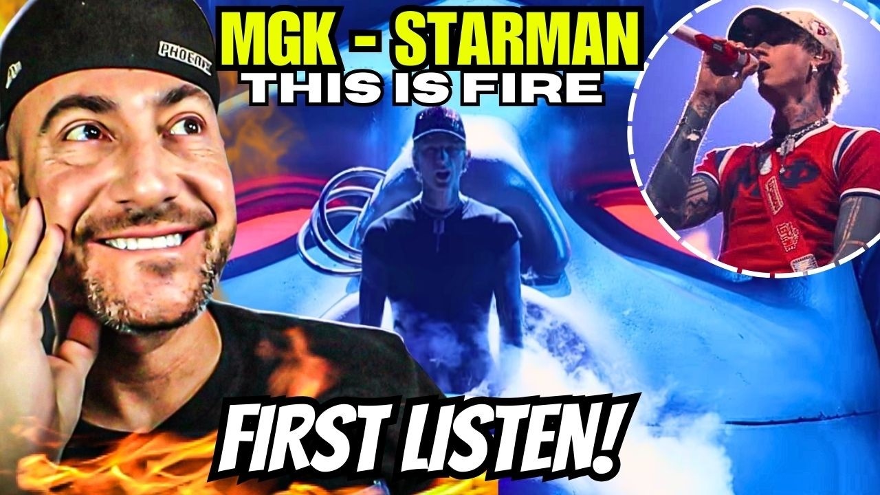 MGK – “Starman” [Shout-Out Third Eye Blind]! 🔥 First Ever Reaction!