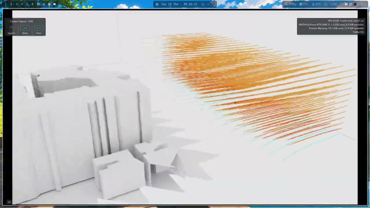 Simulating My Taipei Neighborhood's Wind Tunnel in NVIDIA Isaac Sim | Three.js + XLB LBM
