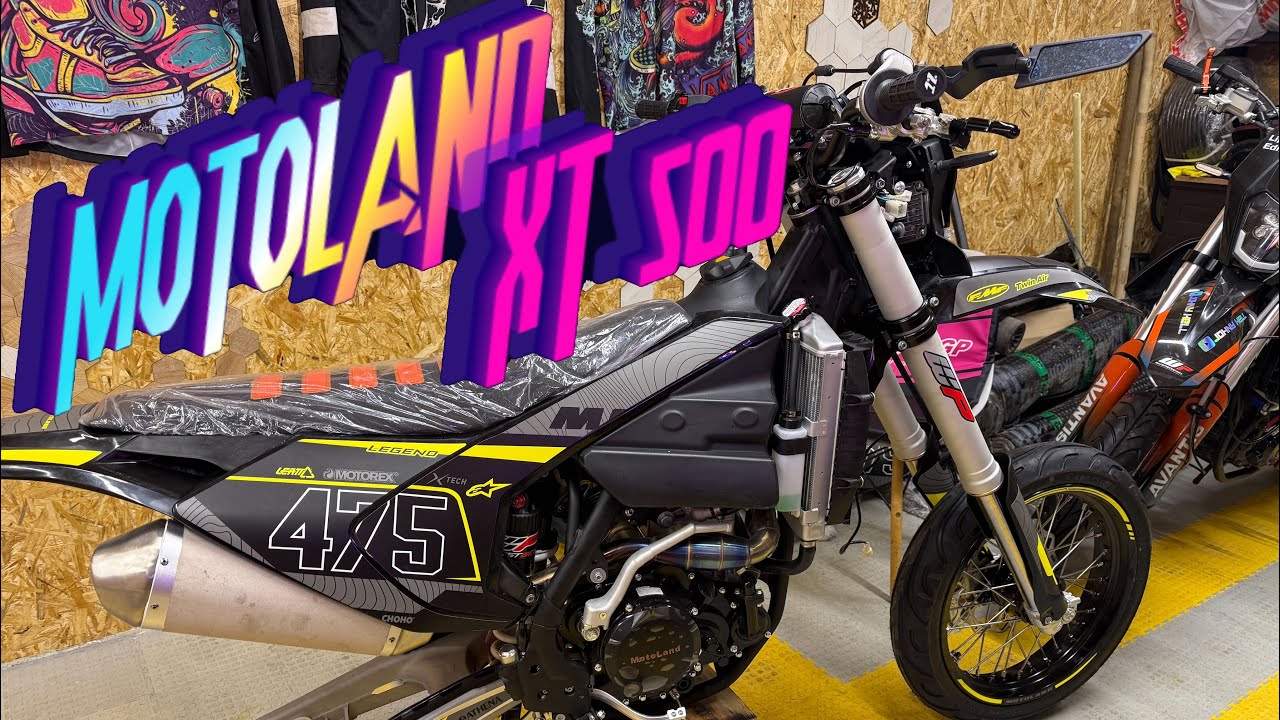 Motoland XT500 Motard. Сборка мотоцикла из коробки. Обзор и устройство китайского мотарда с птс