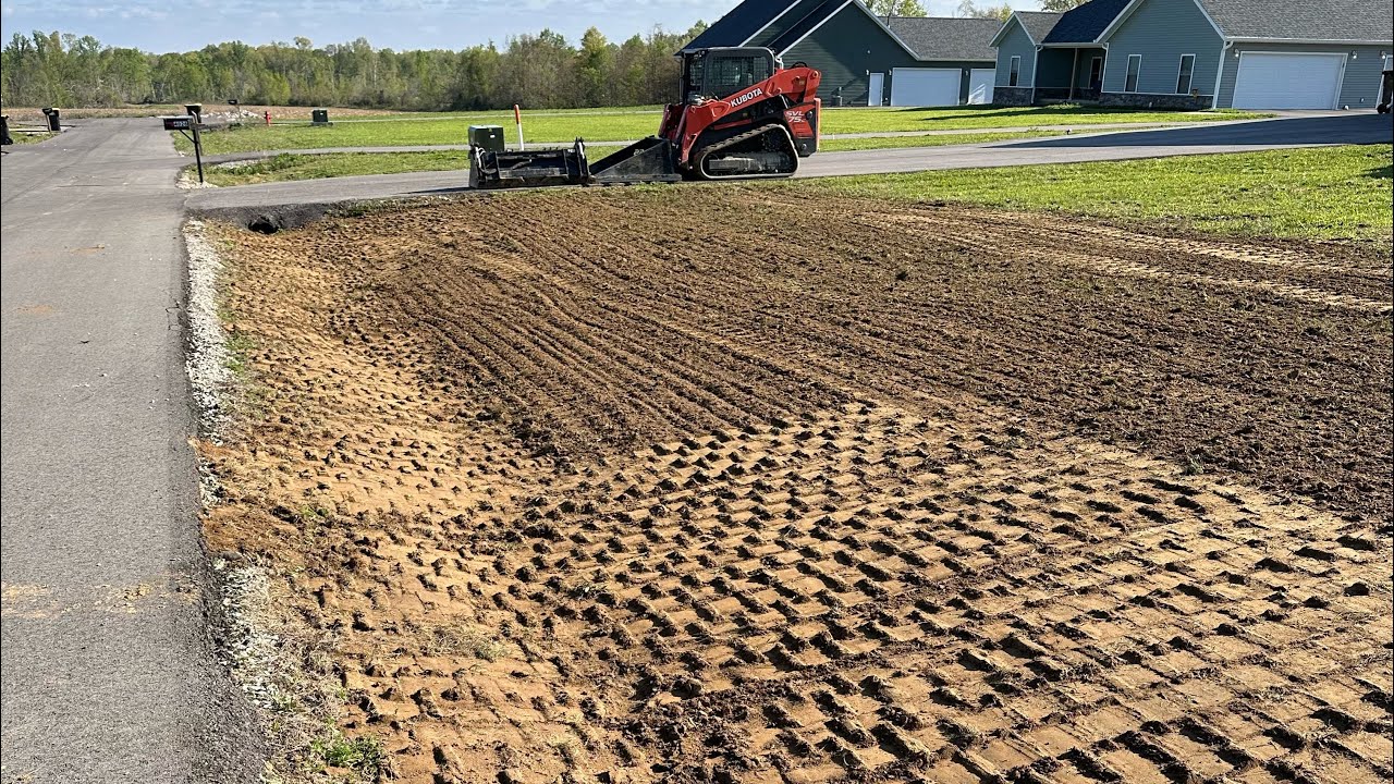 MORE DIRT. DITCH REGRADE WITH SKID STEER: PERFECT JOB FOR PRACTICE FOR NEW OPERATORS.