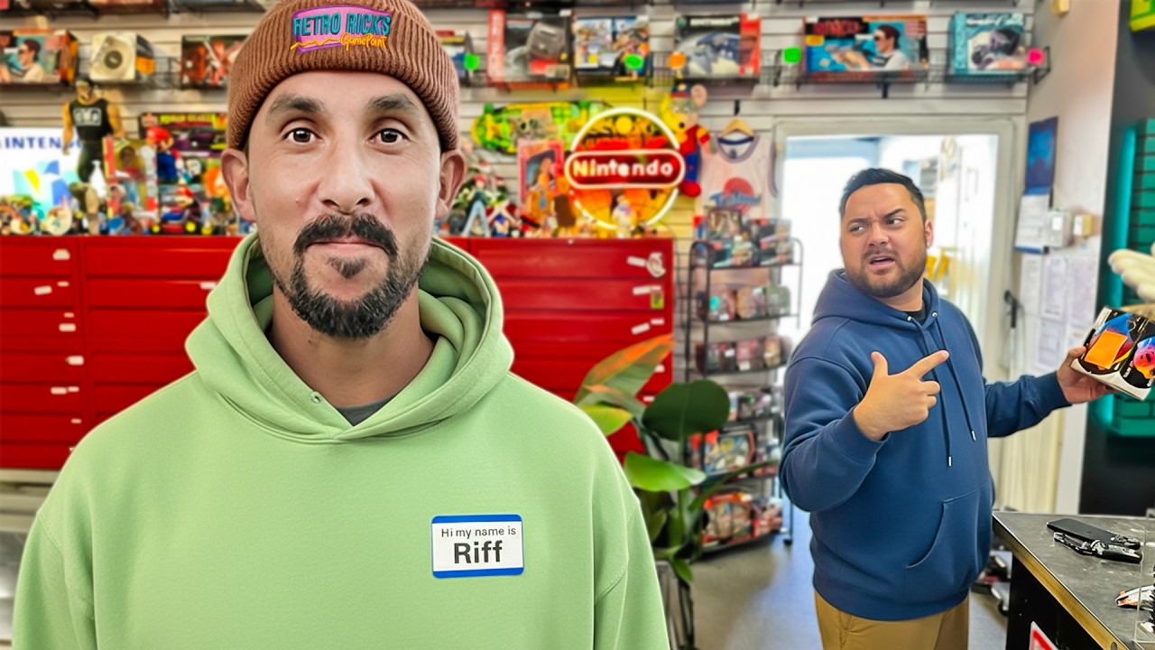 I got hired at Retro Rick's Game Store