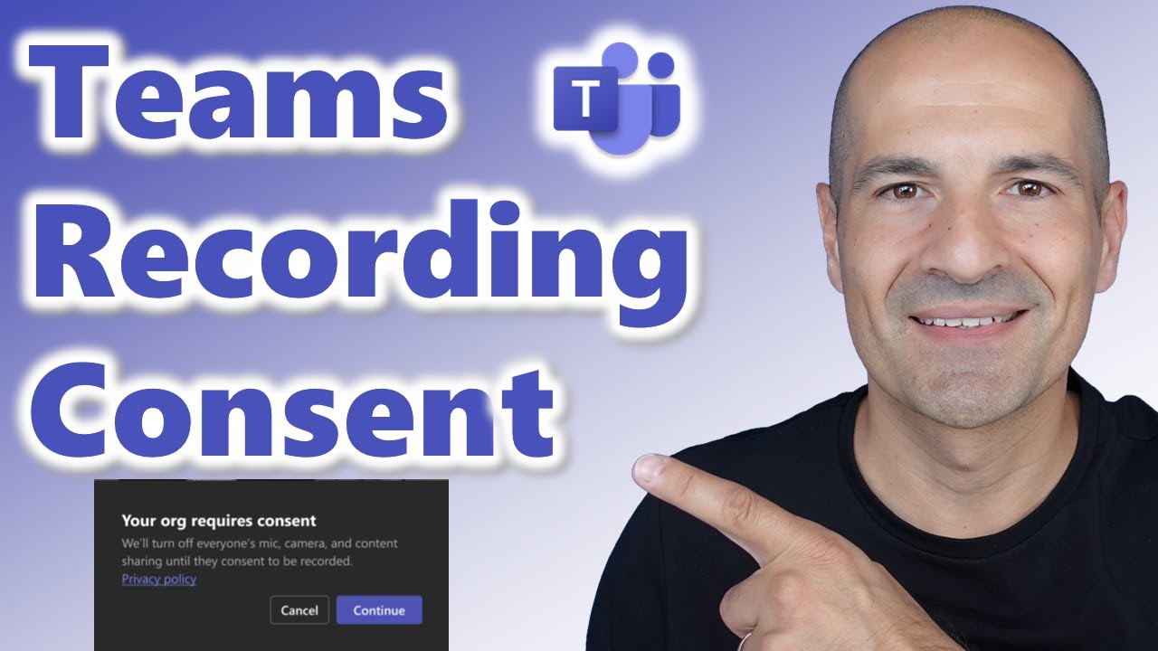 How to enable participant agreement for recording and transcription in Teams