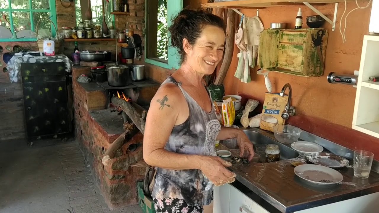 Pão sem glúten e sem lactose de biomassa. Usando meu dom de alquimia.