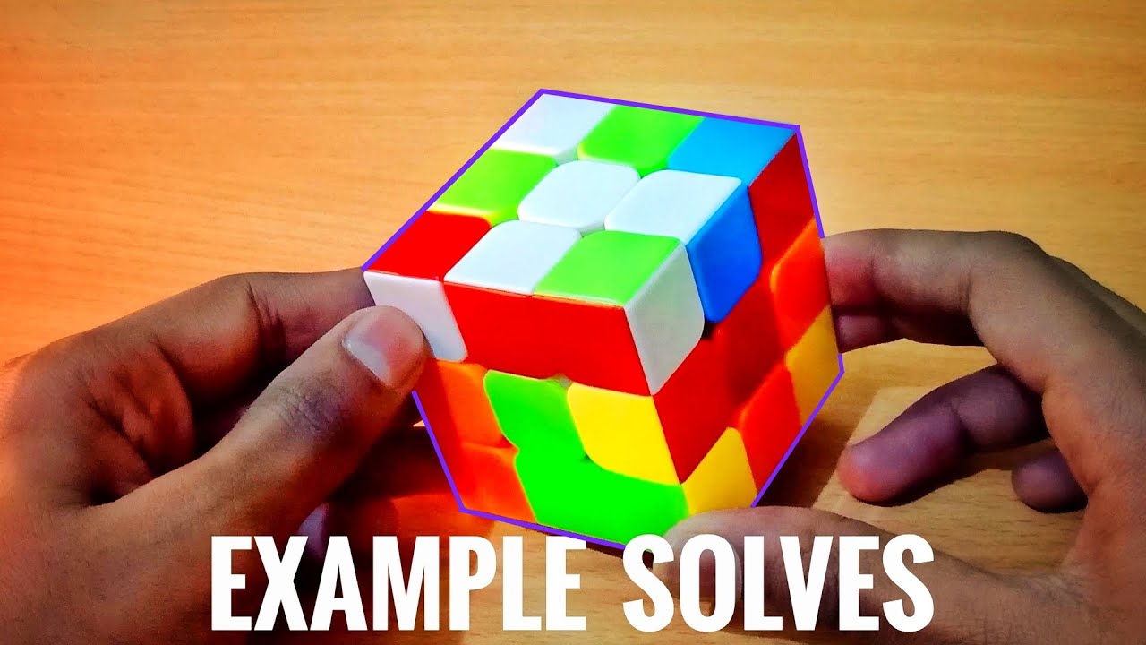 ADVANCED EXAMPLE SOLVES 🎲 ! (WHITE CROSS)