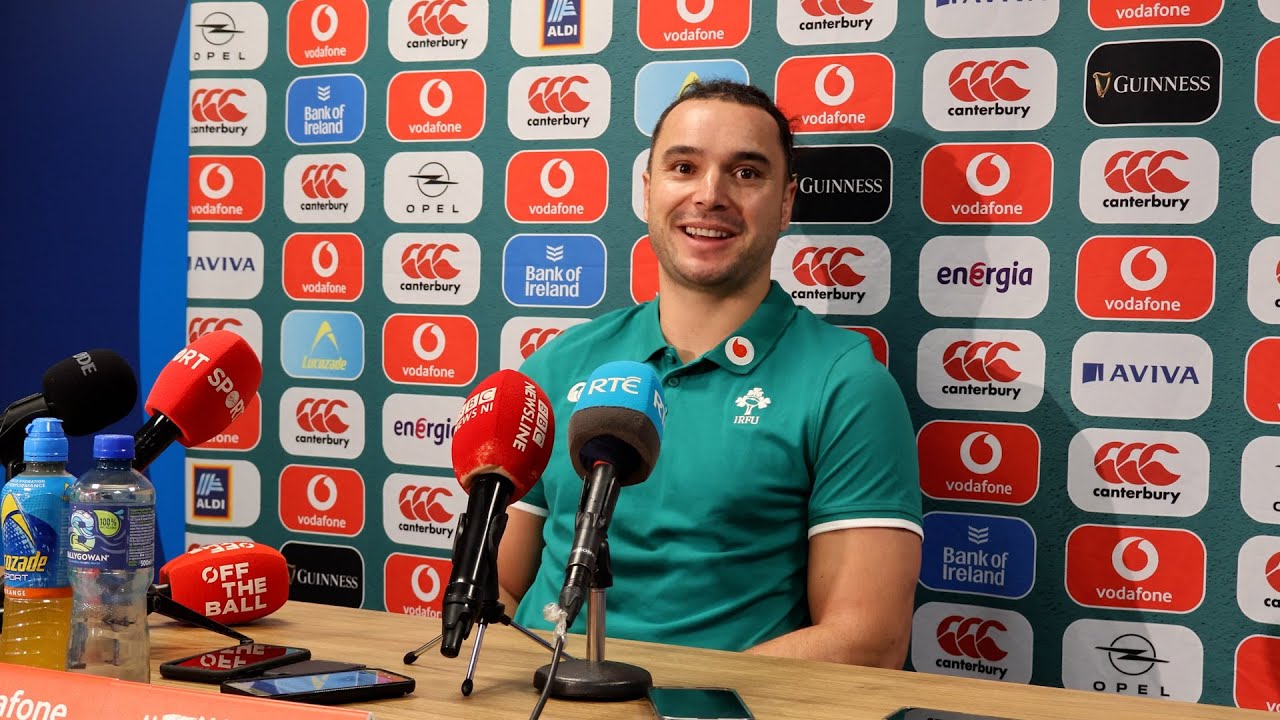 James Lowe speaking ahead of Ireland v South Africa #IREvRSA