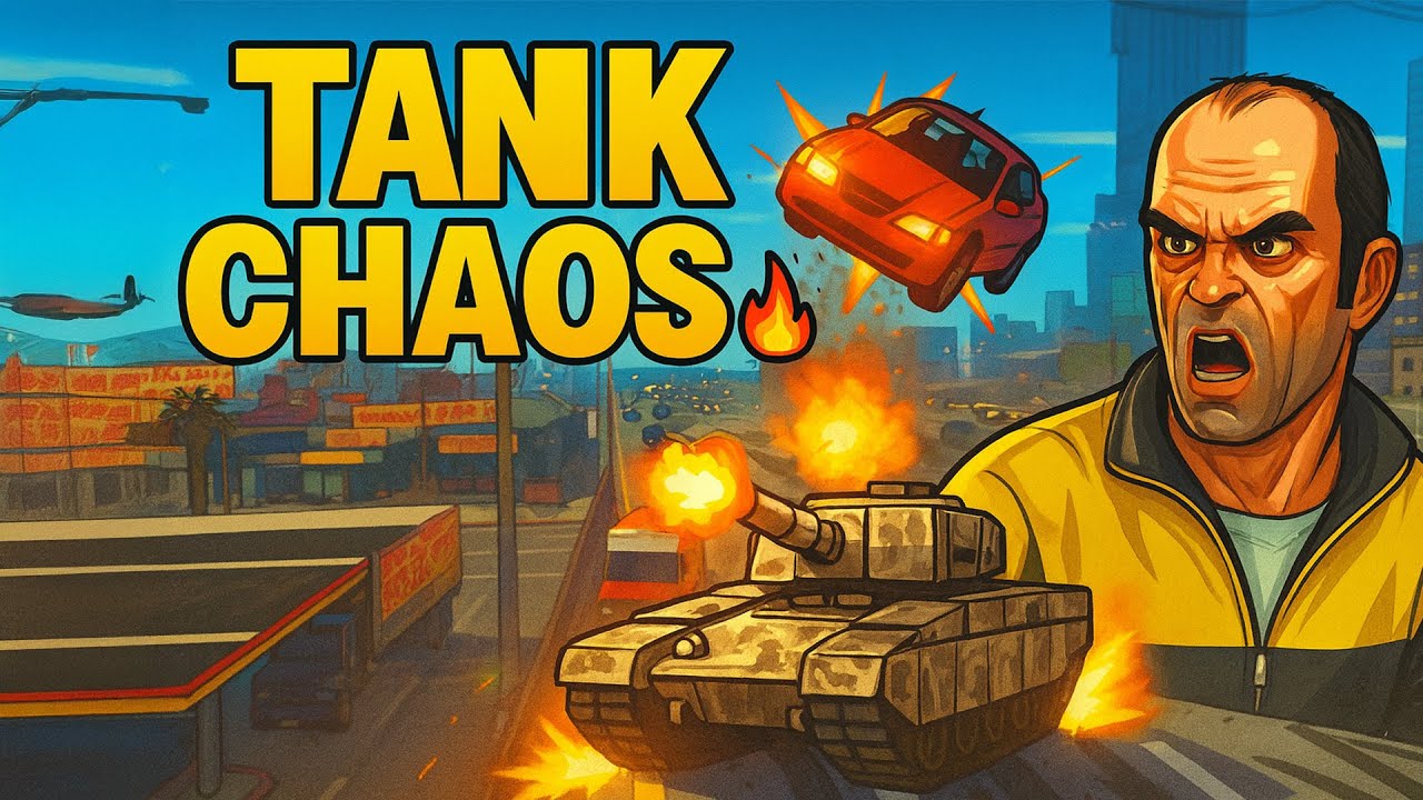 GTA 5 TANK CHAOS 💥 Trevor&rsquo;s Explosive Rampage (Must Watch!)