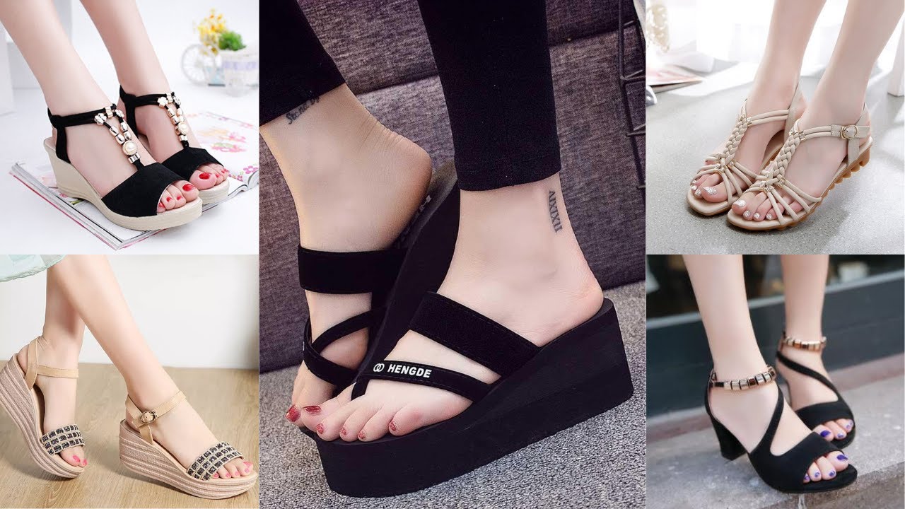 Latest Sandals Designs For Girls // Stylish  Sandals Collection //College Wear Sandals Designs Ideas