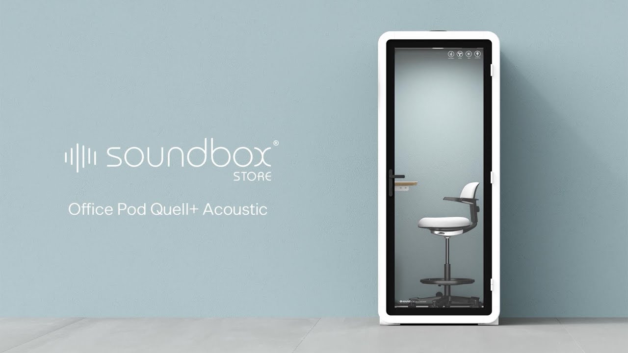 Akustische Telefonkabine | Office Pod Quell+ Acoustic | Private Gespräche in ruhiger Umgebung