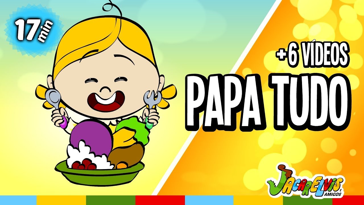 DESENHO INFANTIL - Comer - Jacarelvis e Amigos (17 minutos)