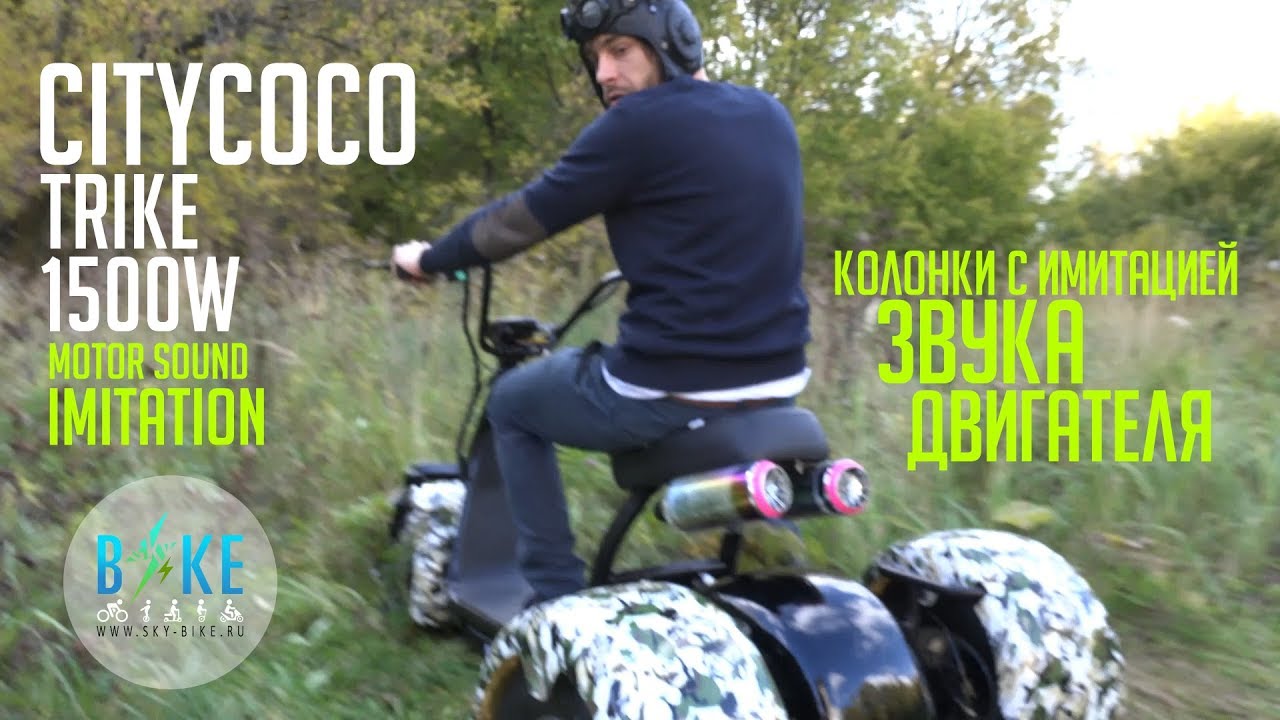 Электрический трицикл CITYCOCO TRIKE Electric scooter