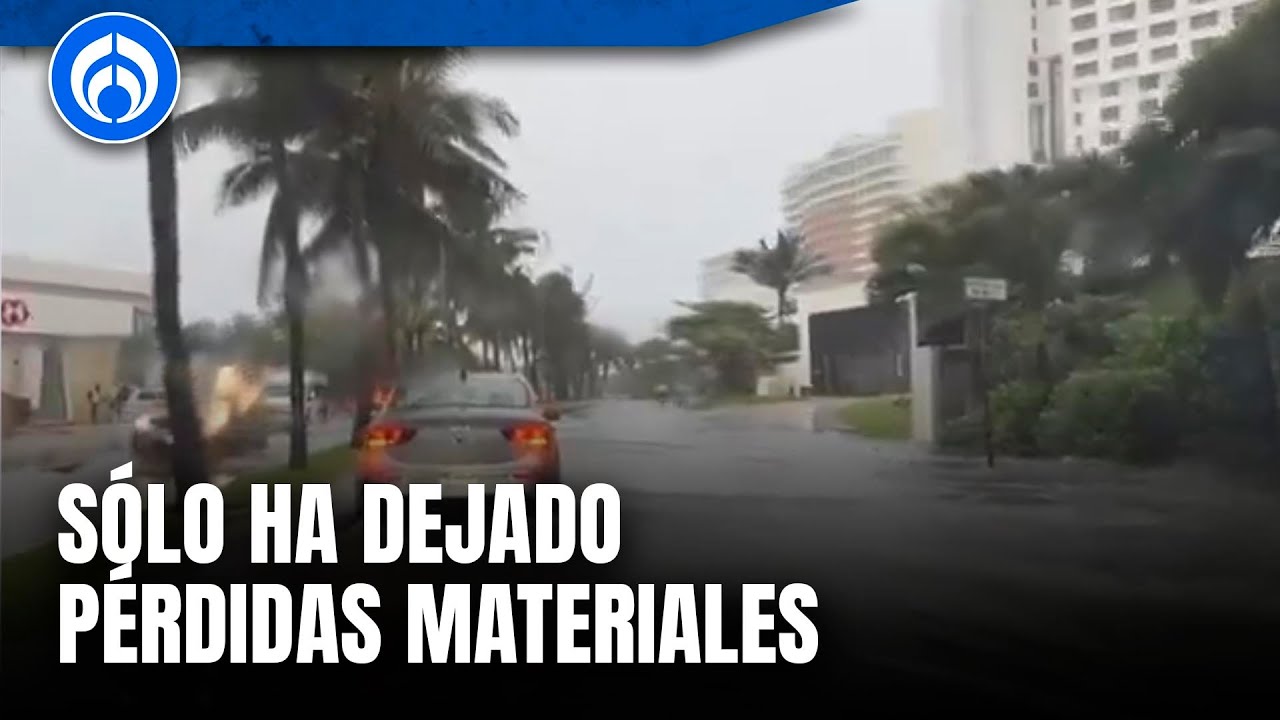 Así es el impacto de Beryl en Quintana Roo
