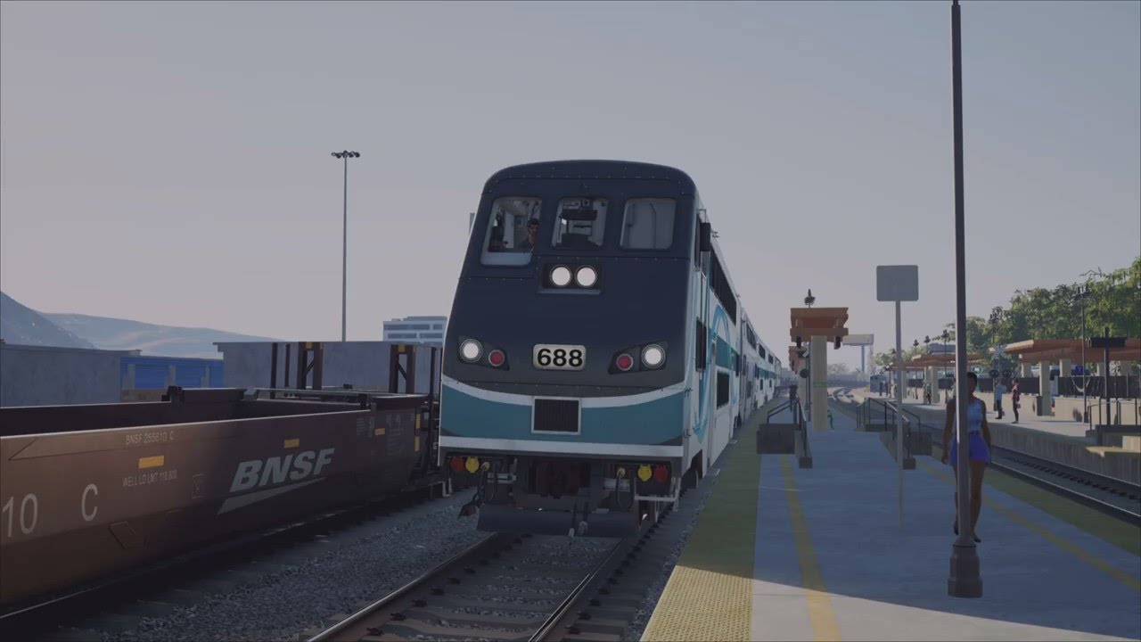 Train Sim World 6 PS5 Metrolink Antelope Valley Line Bringing Train 224 to CMF