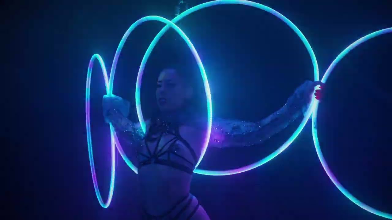 LED Hula Hoop Hair Suspension - Dunja von K