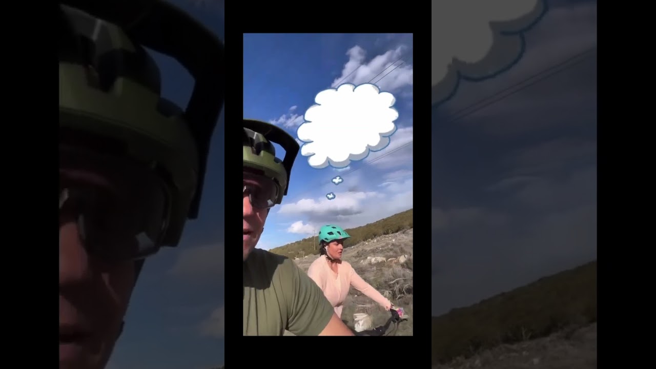 What couples think about when they ride together! #biking #mountainbike #mtb #bikelife #mtblife