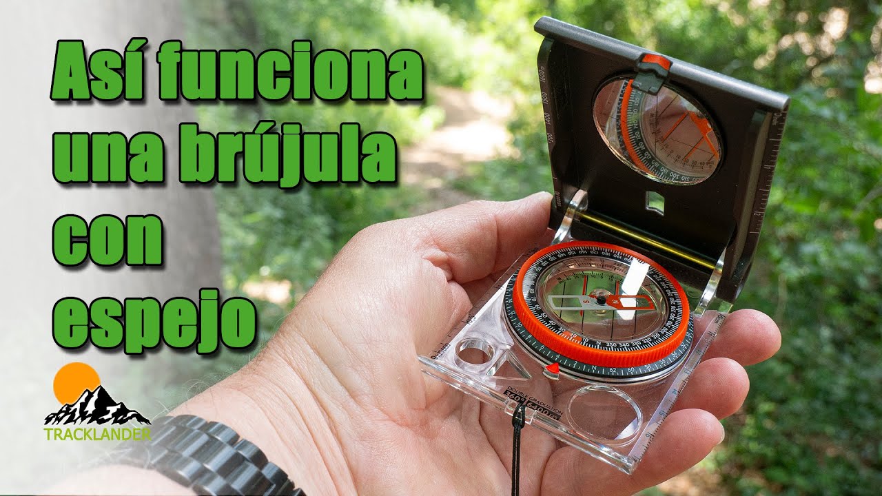 ¿Sabes como funciona una brújula con espejo?