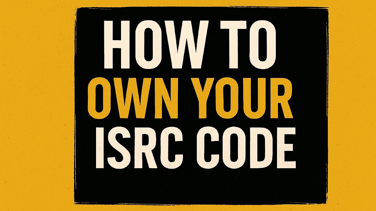 ISRC Codes Made Simple: Take Control of Your Music