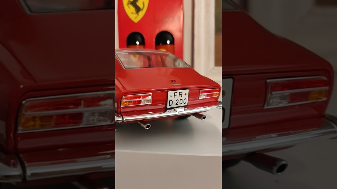 Fiat Dino GT - Ferrari V6 Dino engine - BOS Models 1/18 - #shorts #short