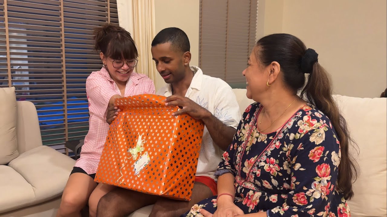 My Family Came To My Boyfriend’s Home 💕 My Mom Bought Him Gift