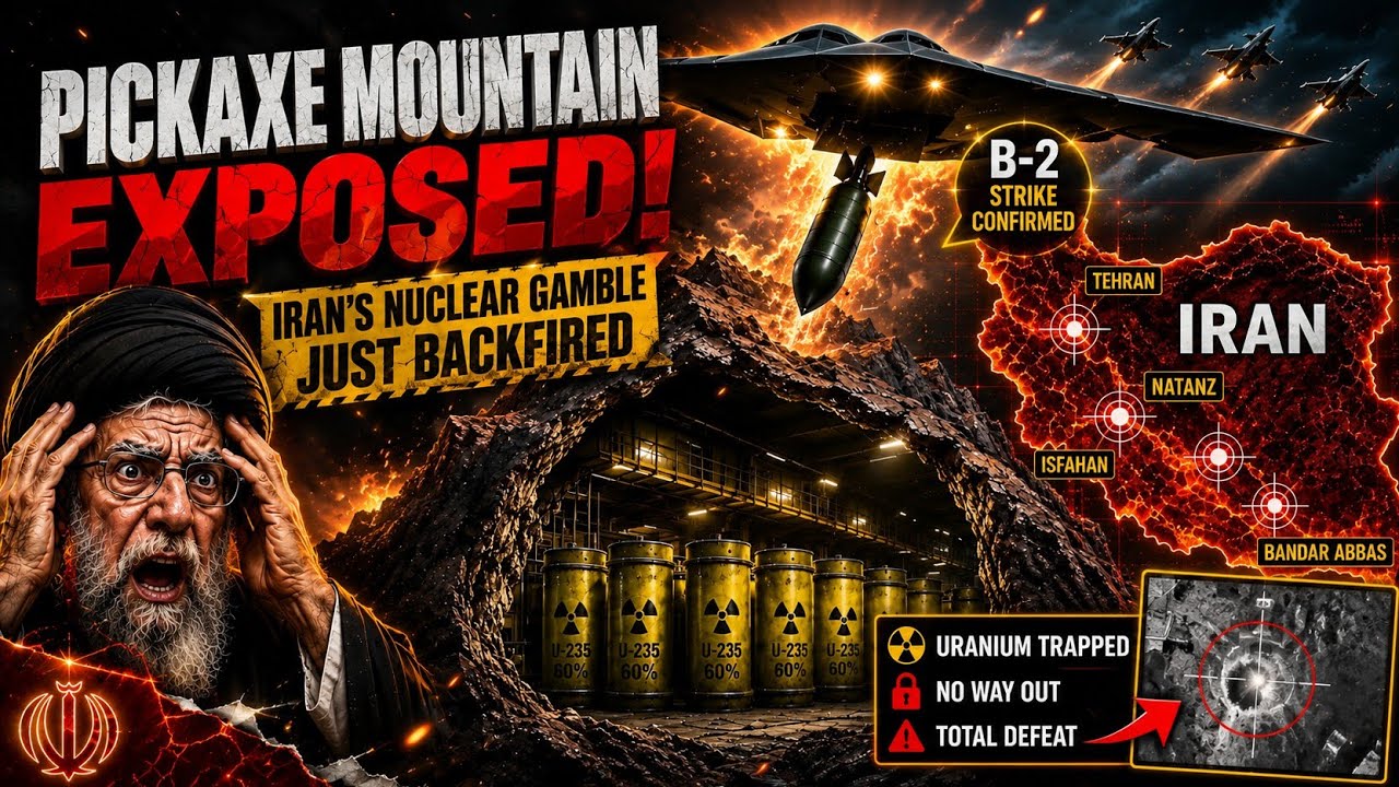 PICKAXE MOUNTAIN EXPOSED: IRAN'S NUCLEAR GAMBLE JUST BACKFIRED