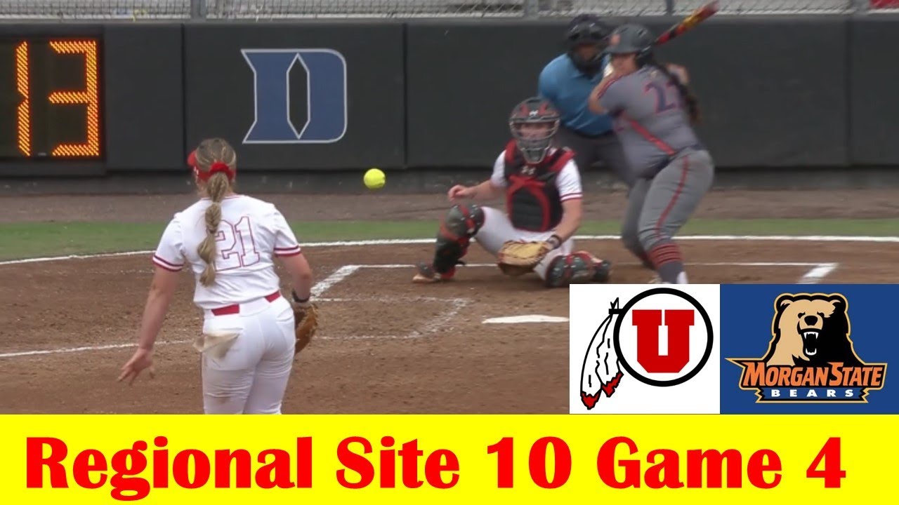 Morgan State vs Utah Softball Highlights, 2024 NCAA Regional Site 10 Game 4