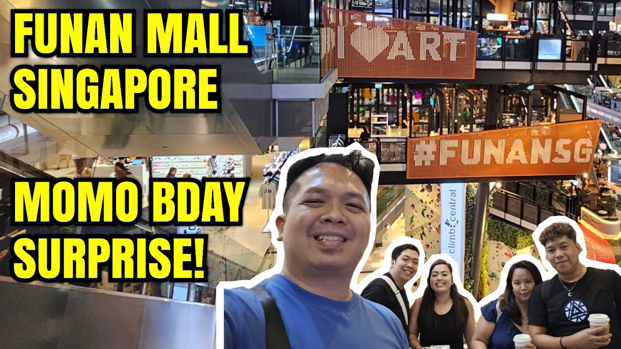 FUNAN MALL SINGAPORE + Mom's Birthday SURPRISE in Holiday Inn Express Orchard Road!