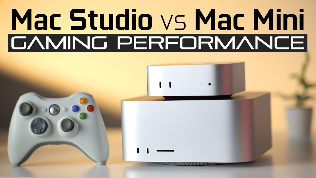 Mac Studio M4 Max vs Mac Mini M4 - Gaming Performance