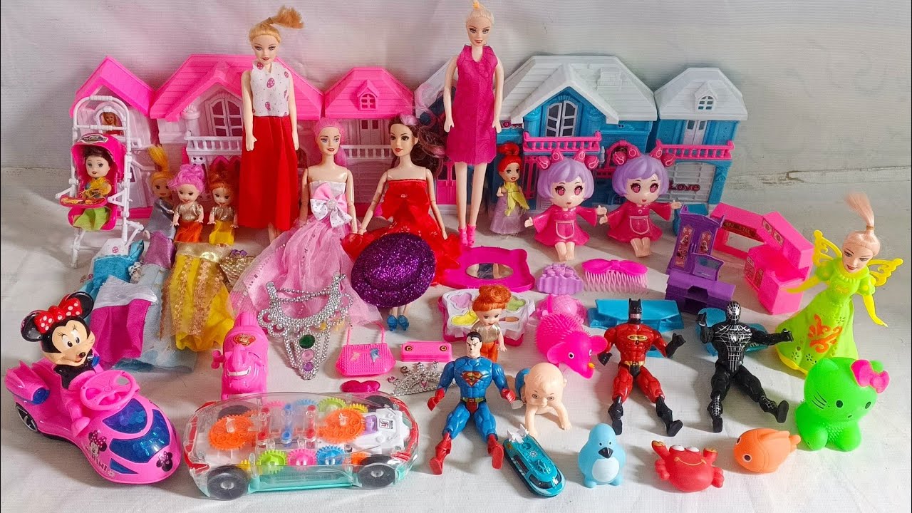 9 Minutes Satisfying with Unboxing Cute Princess Mini Furniture Toys Collection Review Toys｜ASMR
