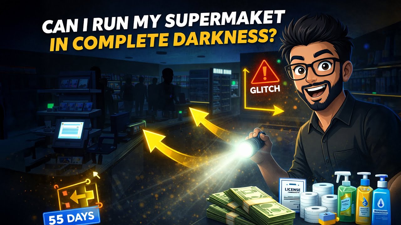 CAN I RUN MY SUPERMARKET IN COMPLETE DARKNESS?