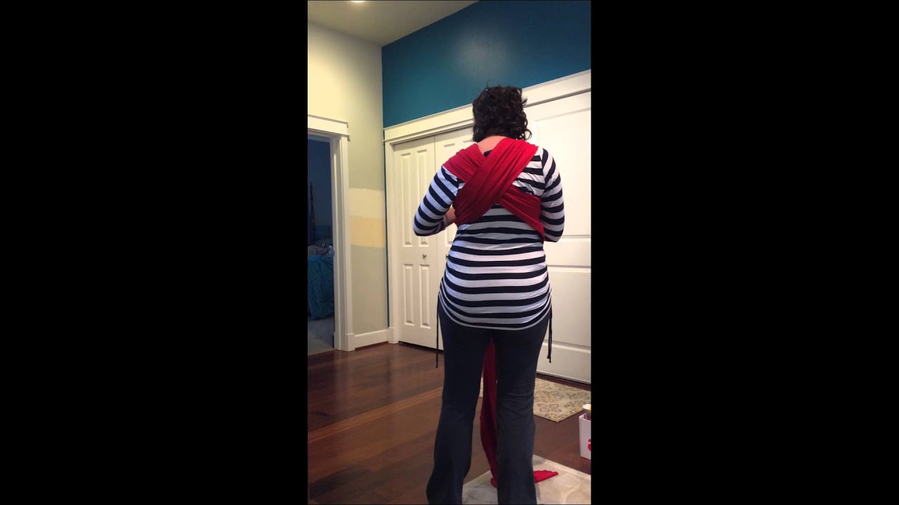 How to use a Moby to support your pregnant belly (Torpedo Belly Wrap)