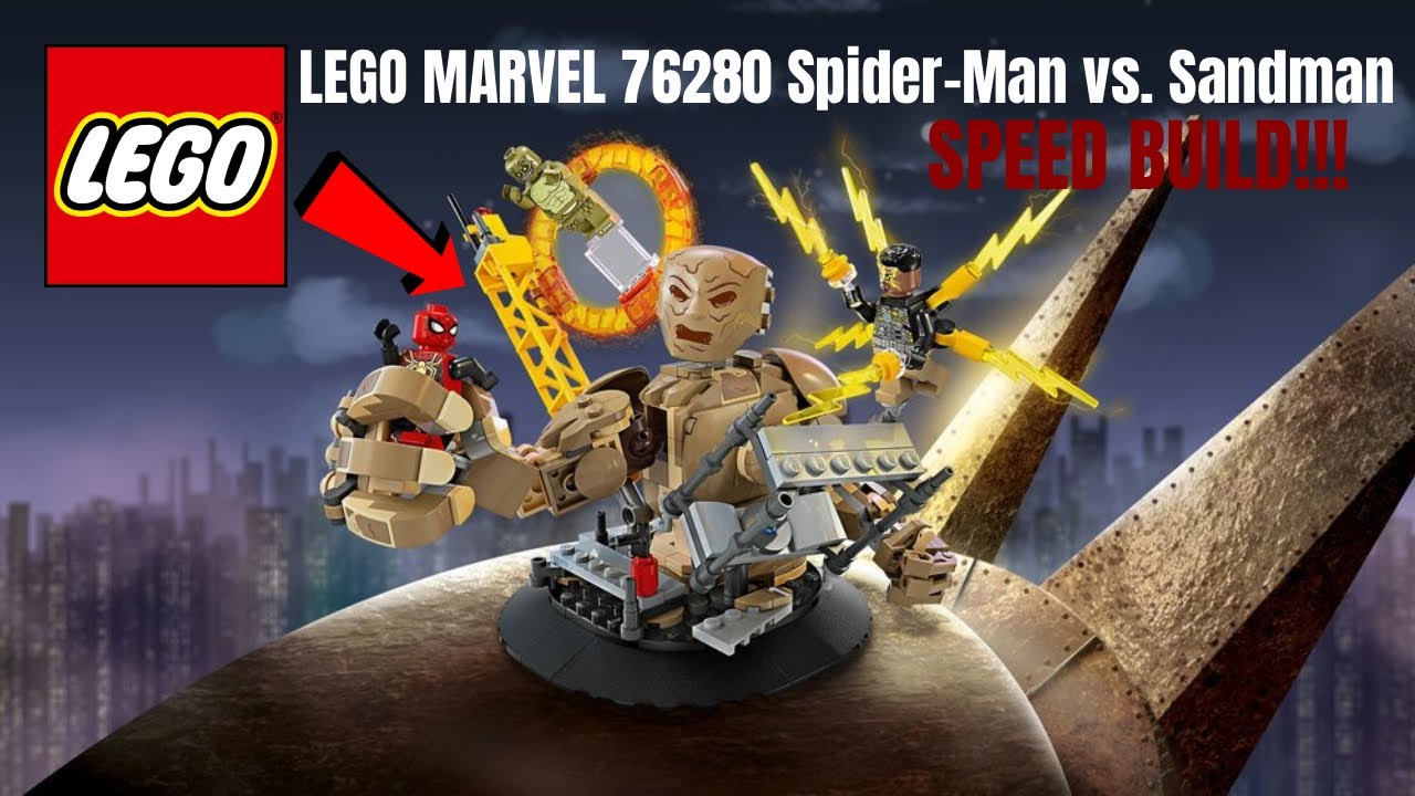LEGO Marvel 76280 – Spider-Man vs. Sandman: Final Battle | Full Speed Build | BrickLAB