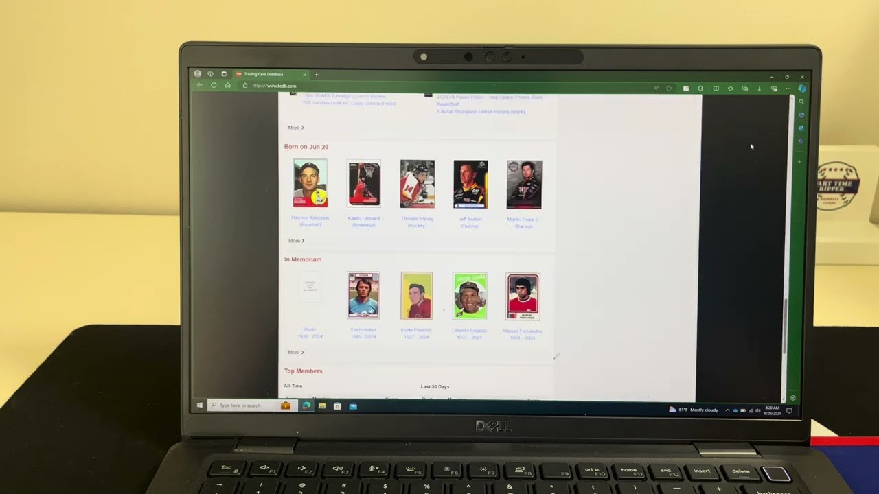 How I Use The Trading Card Database