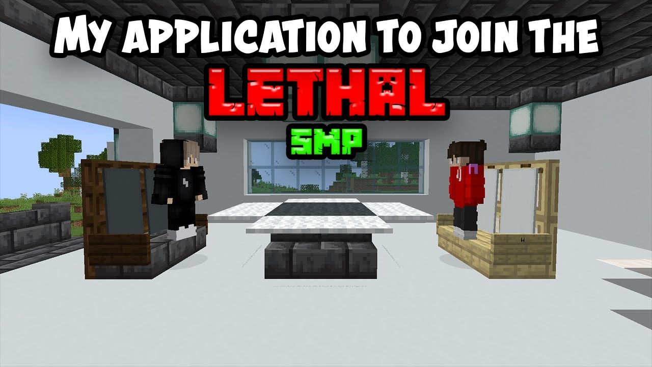 My Application for the DEADLIEST Minecraft SMP (Lethal SMP) #LethalSMPApp (Fanmade LifeSteal SMP)