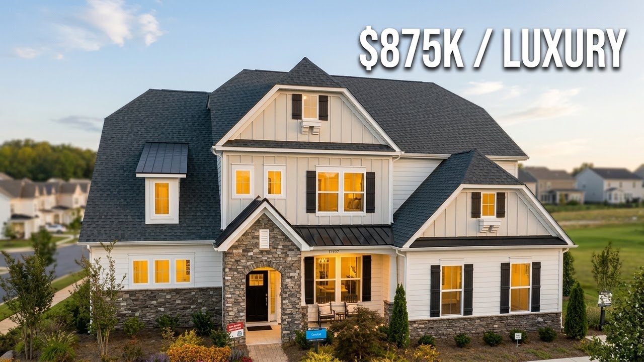 NEW LUXURY TWO STORY HOME TOUR | WALDEN ESTATES | HUNTERSVILLE NC | $875,000+ | TAYLOR MORRISON