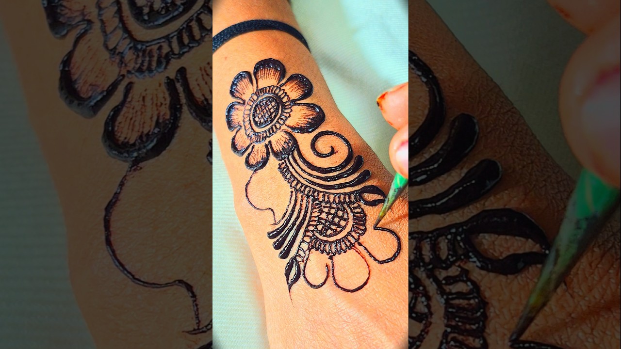 Floral leafs pattern🍂✨#henna#hennaart#mehandi#art#love#artist#foryou#viral