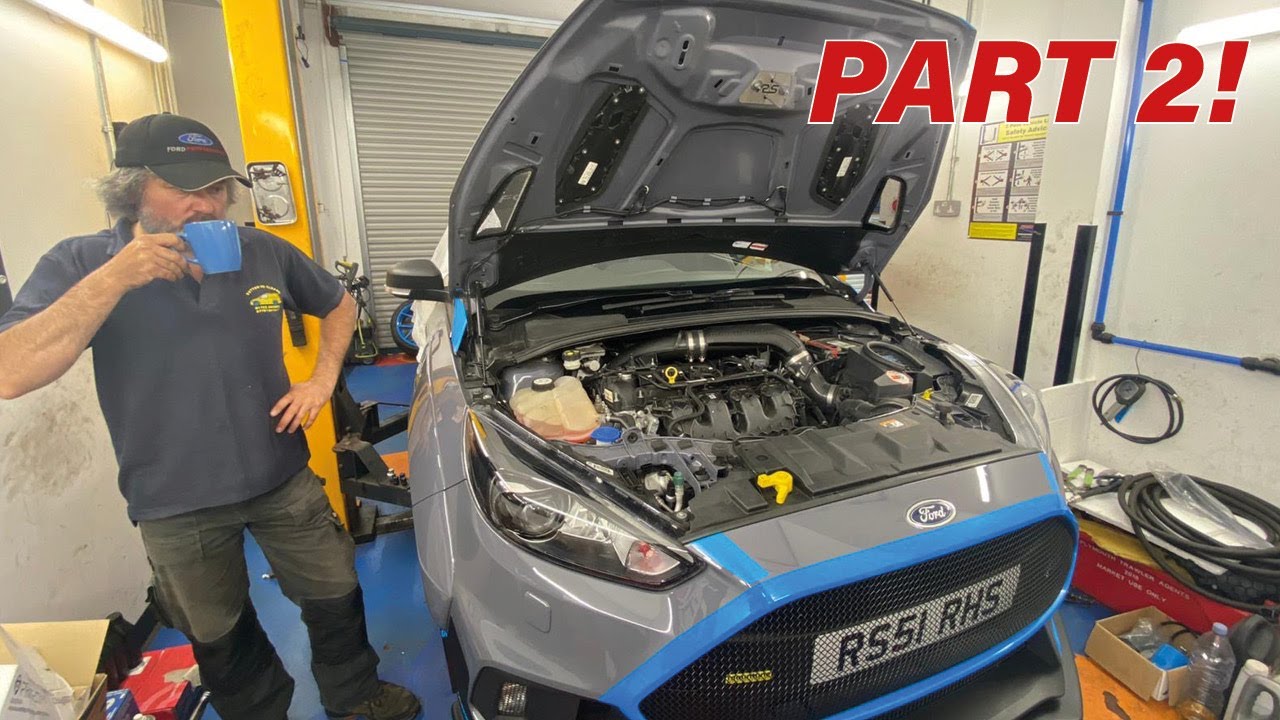 MJP 455M BUILD PART 2: FIXING THE FORD RECALL OIL LEAK + DECK BRACE INSTALL!