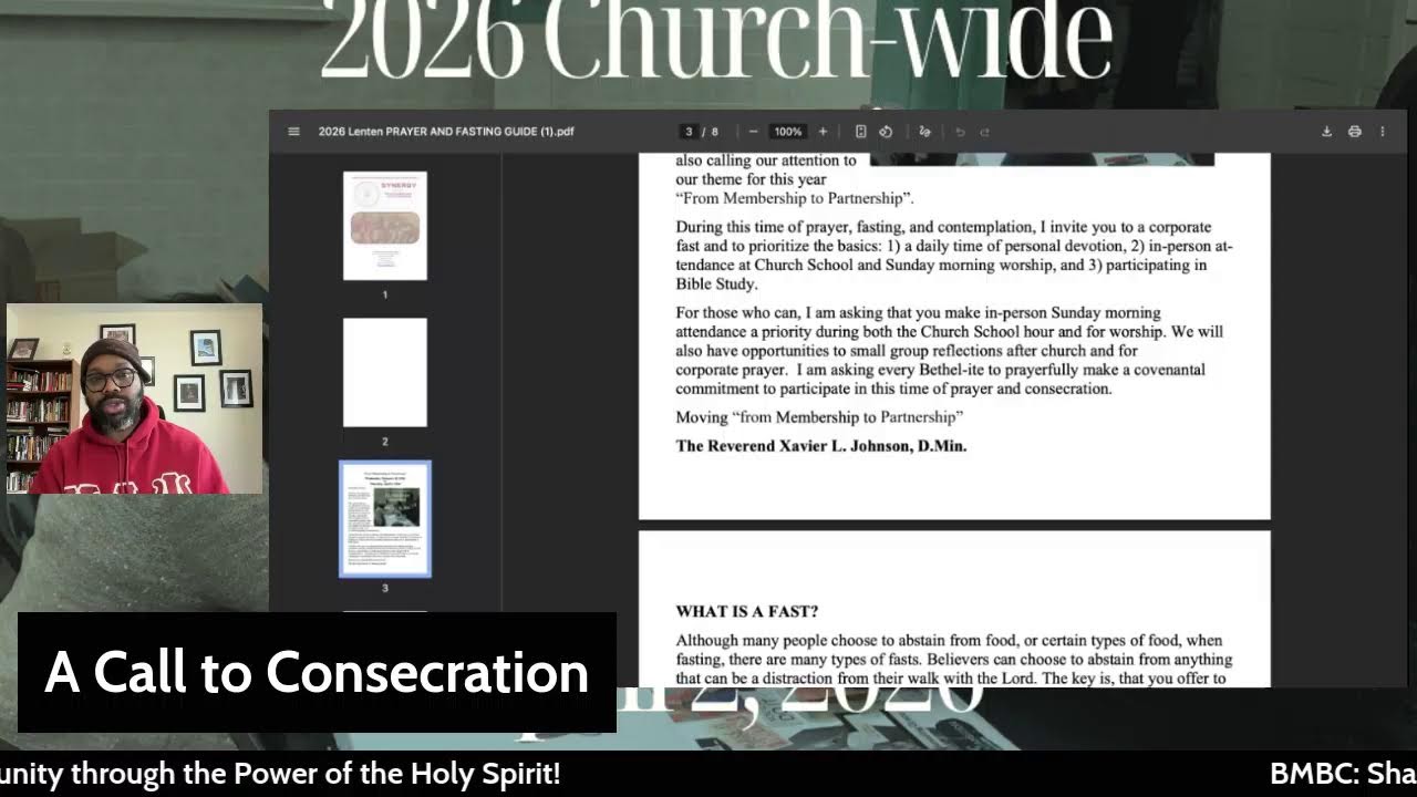 A Call to Consecration...