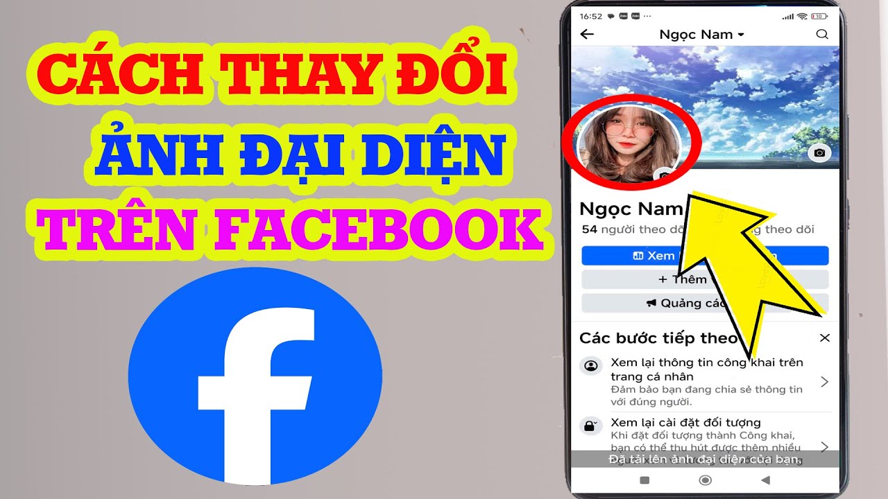 C&aacute;ch thay đổi ảnh đại diện tr&ecirc;n facebook Dễ D&agrave;ng