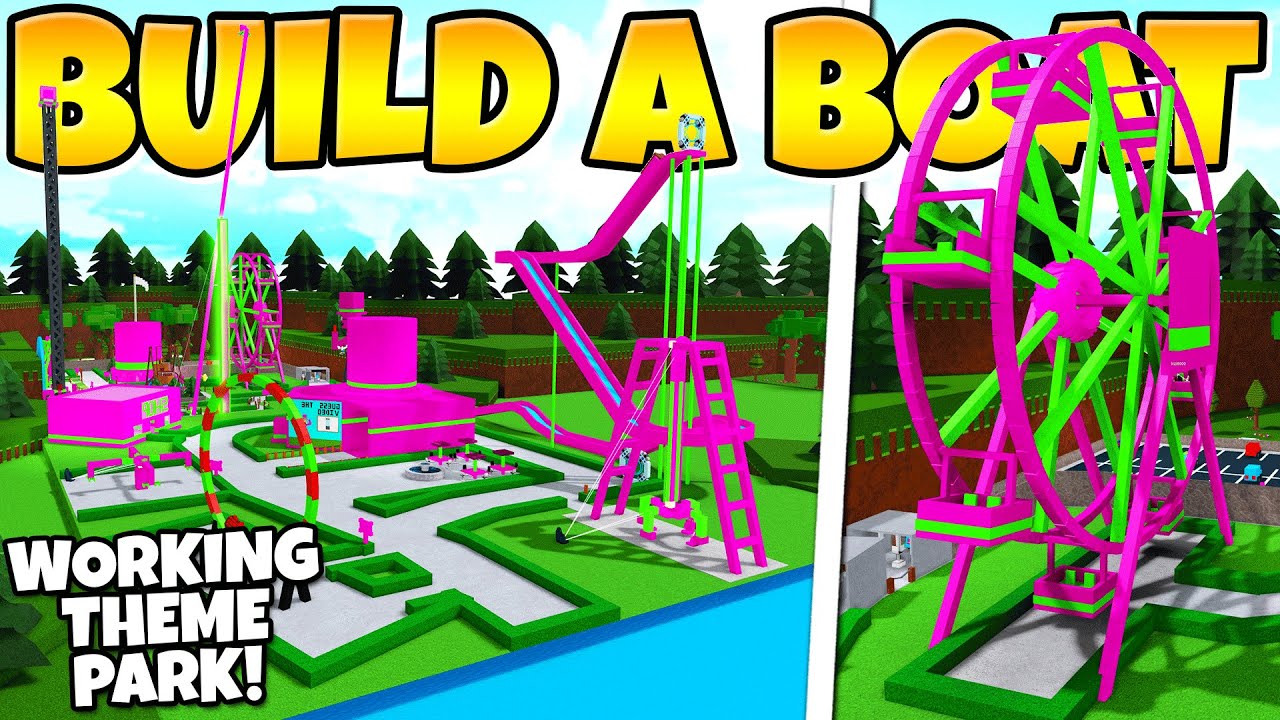 WORKING MICRO BLOCK THEME PARK In Build a Boat!