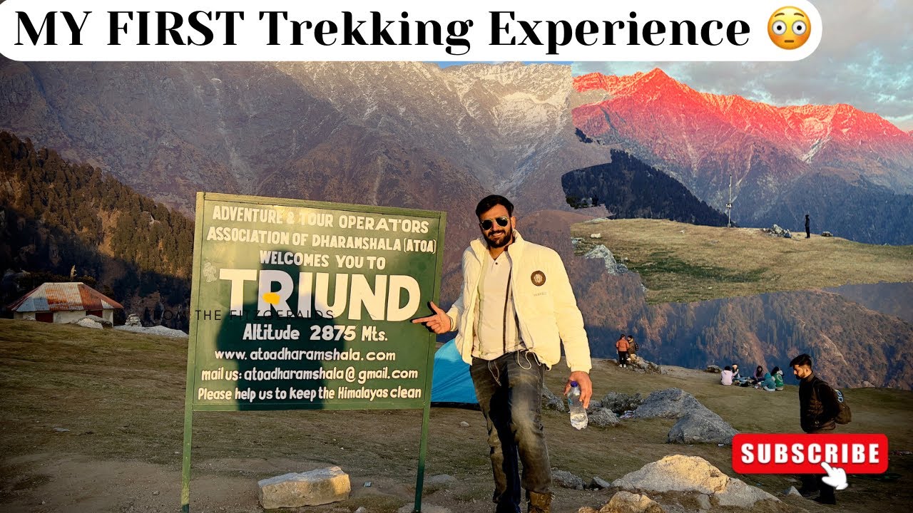 TRIUND Trek My First Experience 🥶😶‍🌫️ || Oh My God 🤗 Amazing view on TRIUND Trek Top