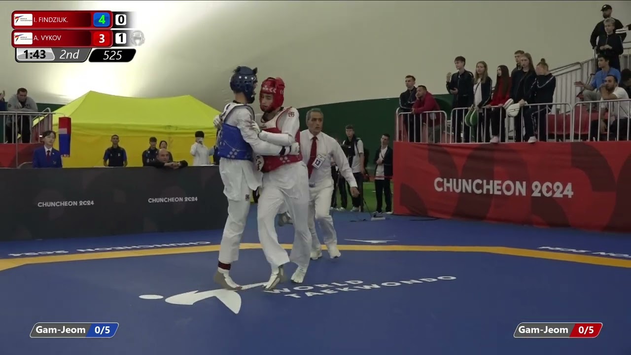 525 Round of 16 Men  68kg AIN I  FINDZIUK  AIN A  VYKOV