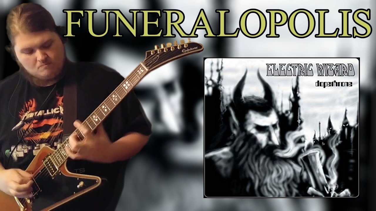 Fat neckbeard covers Electric Wizard's Funeralopolis on Guitar, Bass, and Vocals