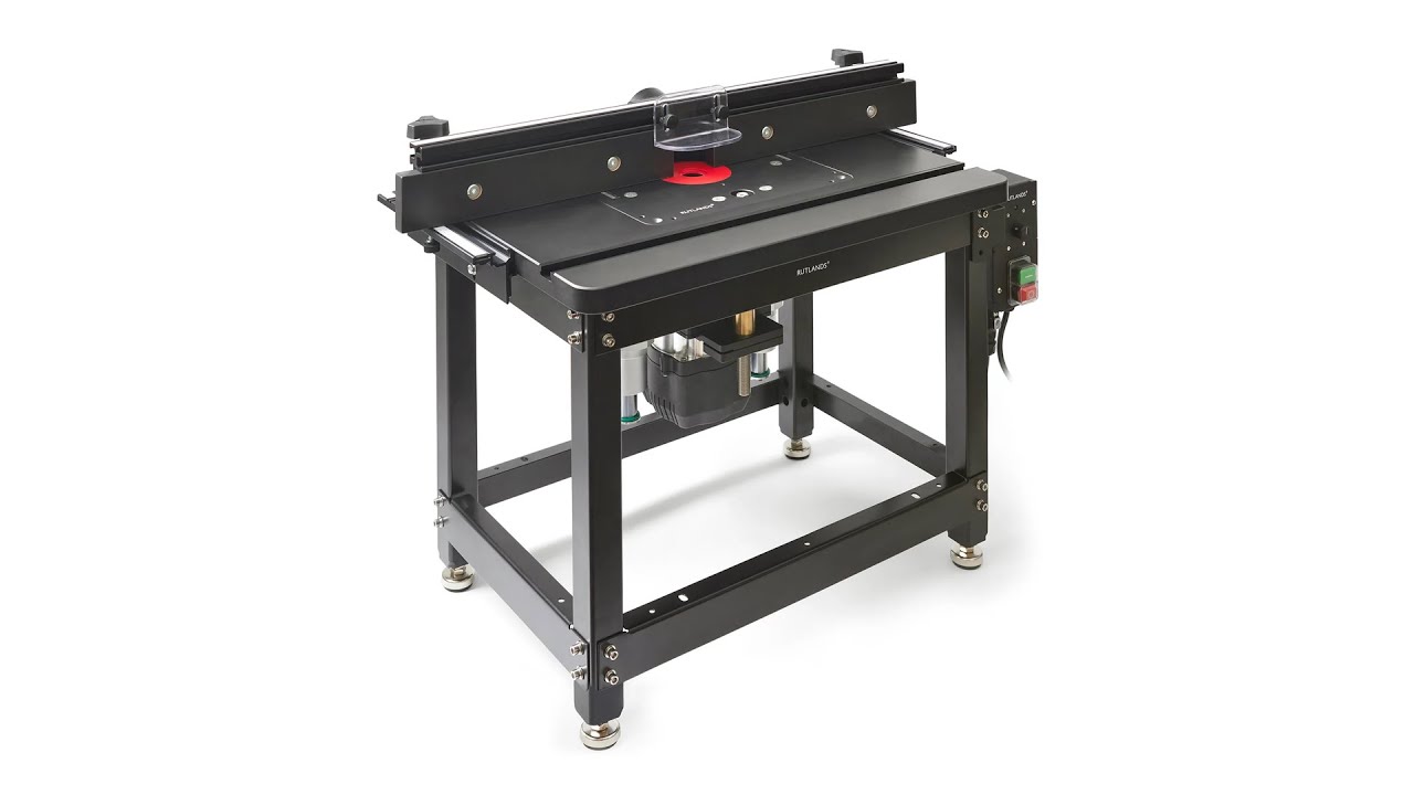 Rutlands&reg; Bench Router Table - R15 Lift and Motor with Speed Control NVR Switch