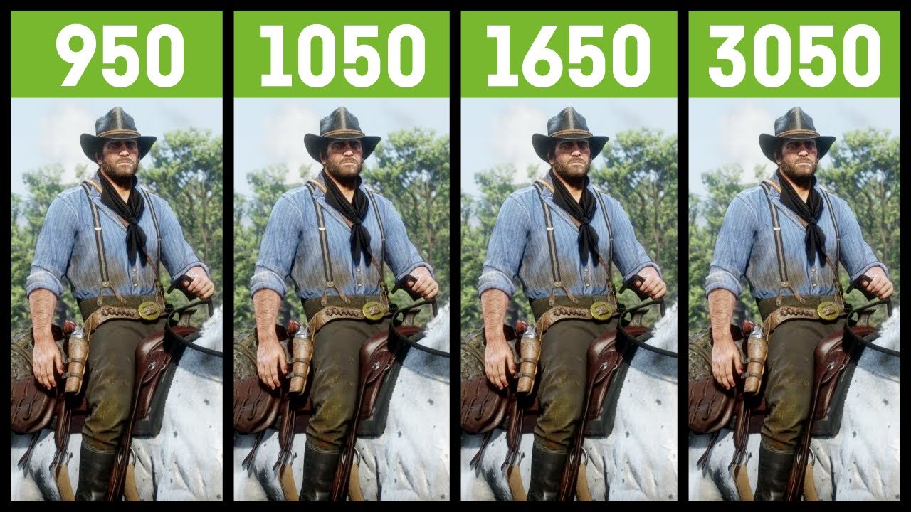 GTX 950 vs GTX 1050 vs GTX 1650 vs RTX 3050