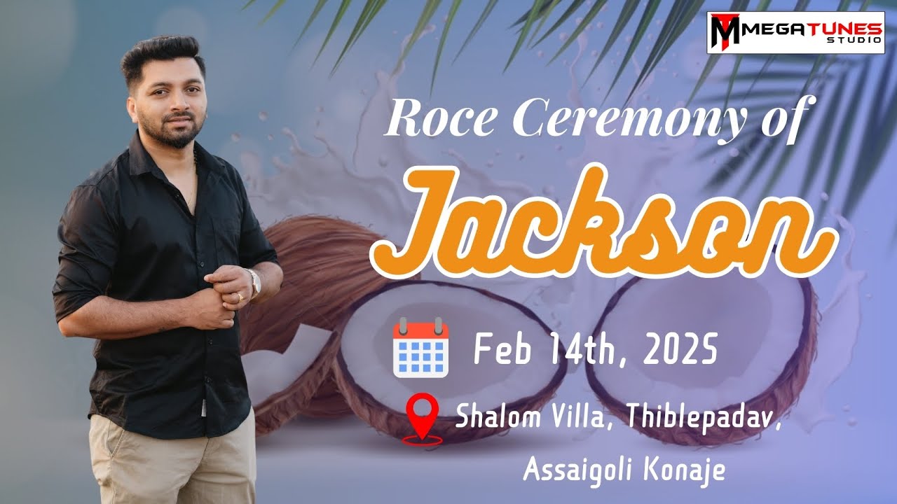 🔴🅻🅸🆅🅴 | Roce Ceremony of Jackson Veigas | Feb 14th, 2025