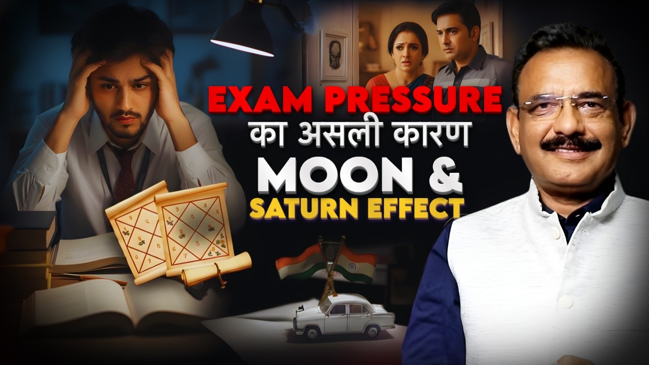 परीक्षा में बच्चे Blank क्यों होते हैं? चंद्रमा का प्रभाव समझें | Exam Stress Astrology
