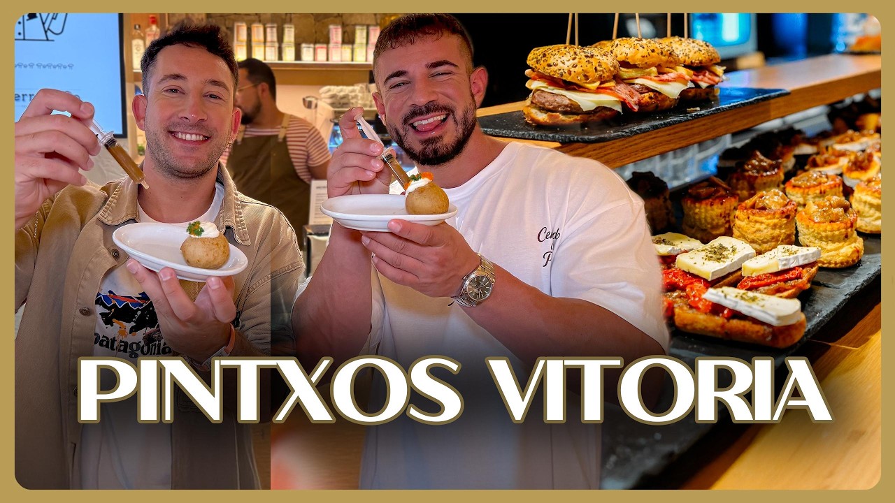 Probando los MEJORES PINTXOS de VITORIA con un LOCAL  (Hacemos RANKING)