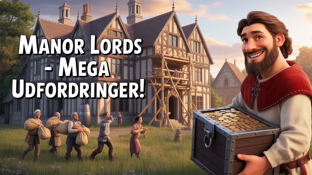 #manorlords - Del 4 - Mega udfordinger  #games #youtube #gaming #dansk #gameplay