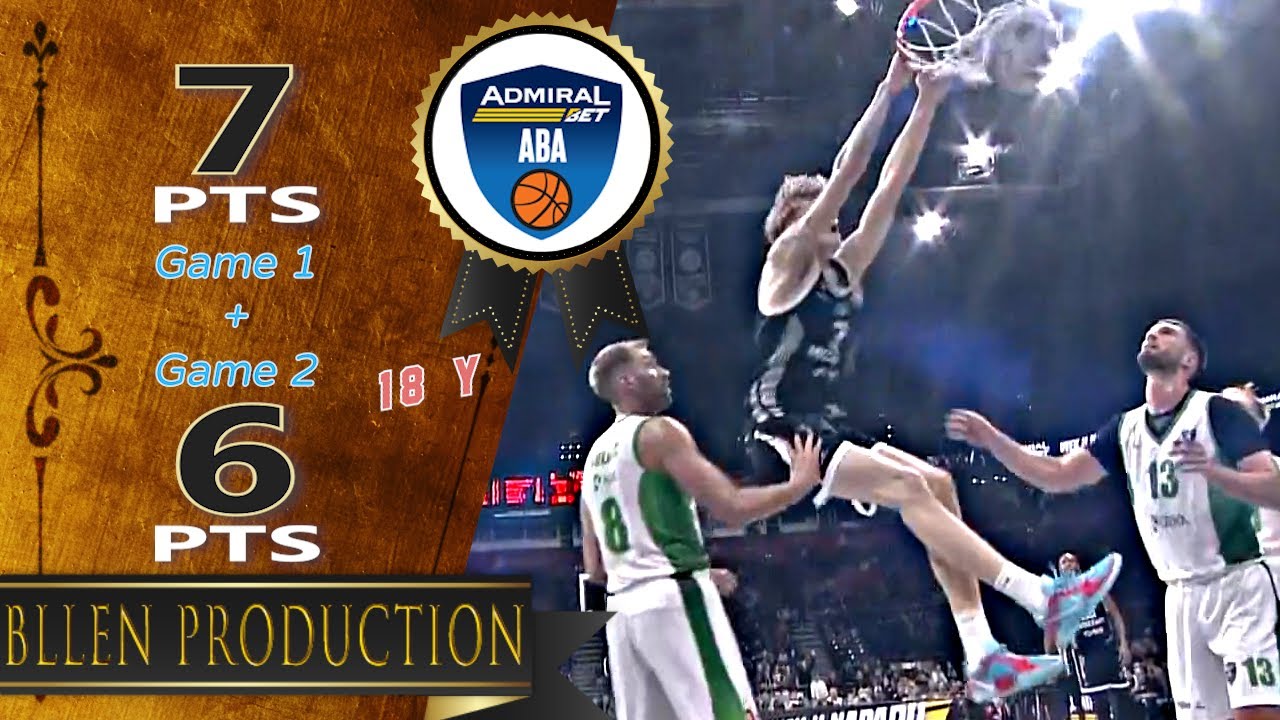 6'11"　PF　Miikka Muurinen ('07) first 2 games Highlights｜Partizan Beograd vs Krka vs Split｜2025.10.11
