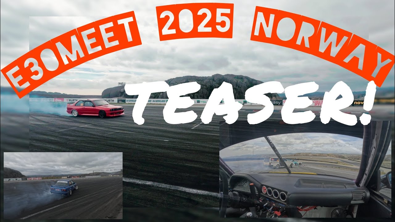 TEASER! E30meet 2025 Norway | BMW festival | Drifting