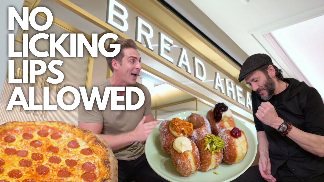 No Licking Lips Allowed: Bread Ahead Doughnut Challenge with Matthew Jones #breadahead #dubaifood